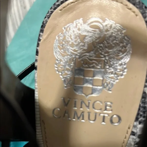 Vince Camuto Black Lace-Up Sandals - Picture 3 of 7